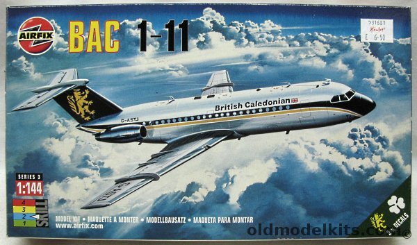 Airfix 1/144 BAC-111 (BAC 111 One-11) - British Caledonian and Aer Lingus Irish International Air Lines, 03178 plastic model kit